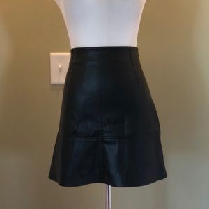 H&M leather skirt